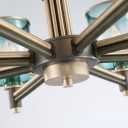 Loft Industry Modern - Elis Blue Chandelier